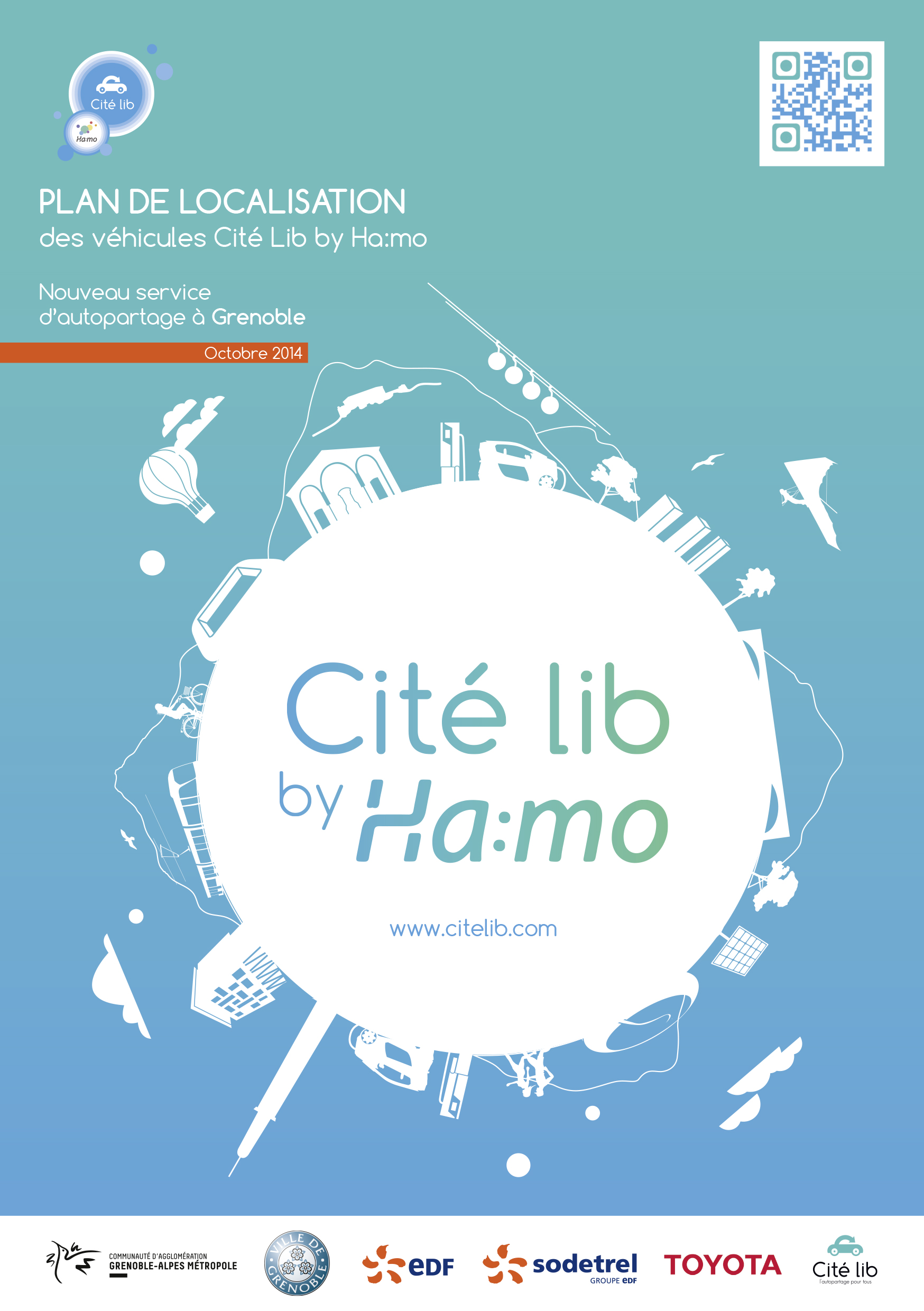 2014 Citélib by Ha:mo in Grenoble with i-Road / COMS