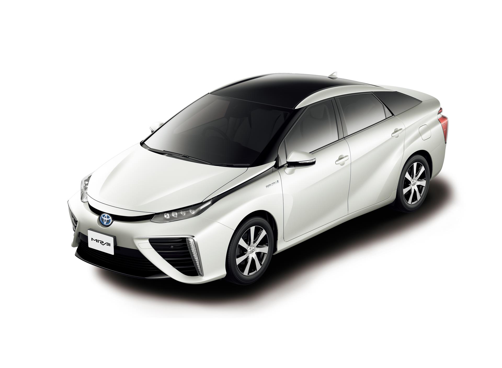Toyota Mirai fuel cell sedan (White Pearl Crystal Shine two-tone)