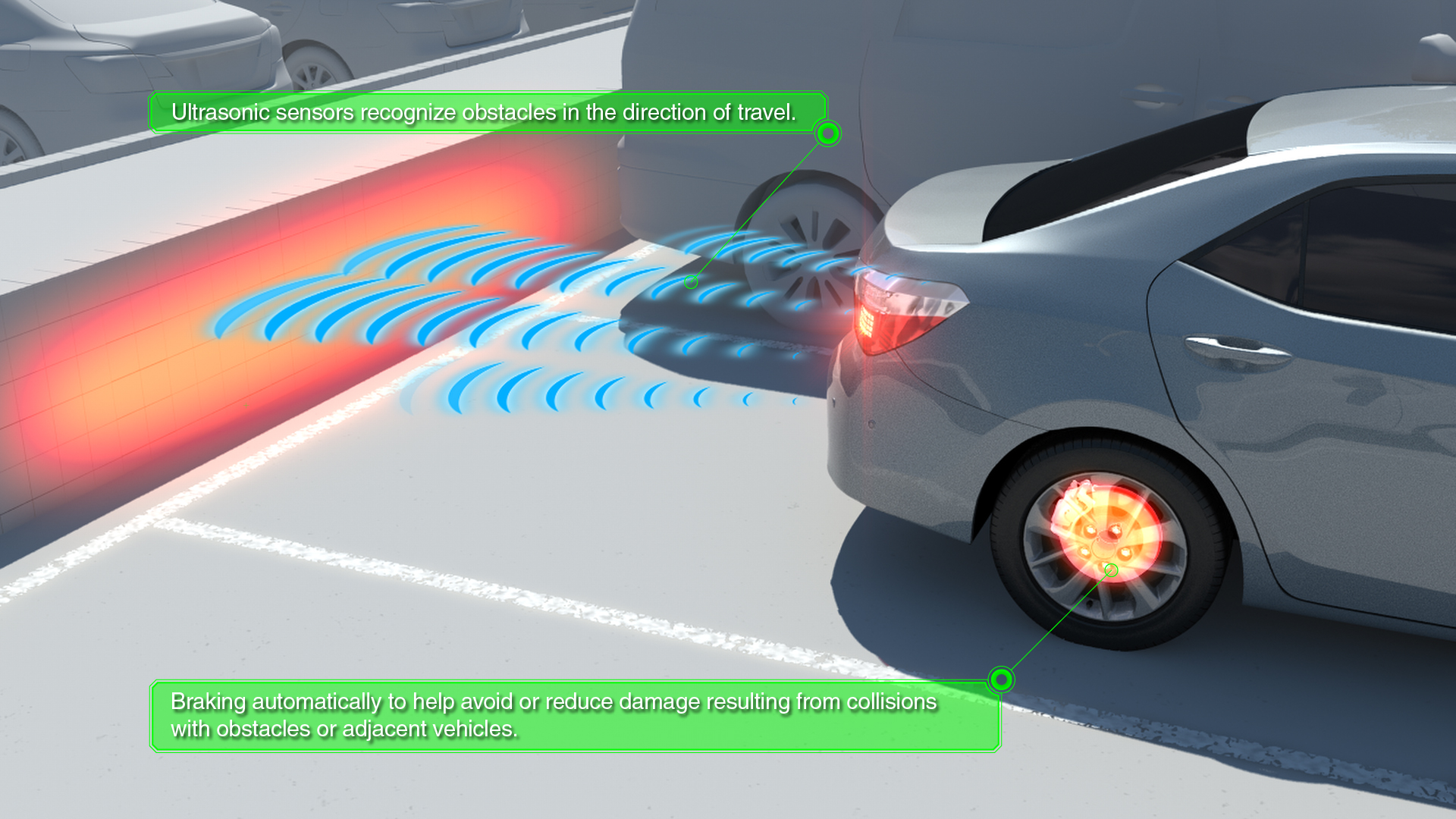 Toyota's enhanced Intelligent Clearance Sonar (ICS)