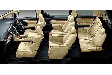 Toyota Alphard and Vellfire 30 Series Alphard "Executive Lounge" model (hybrid; flaxen interior)
