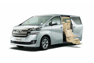 Toyota Alphard and Vellfire 30 Series Vellfire X with side lift-up seat (2WD; silver metallic)