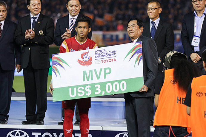 The Most Valuable Player (MVP) Award this year went to Chan Vathanaka of Cambodia's Boeung Ket Angkor FC
