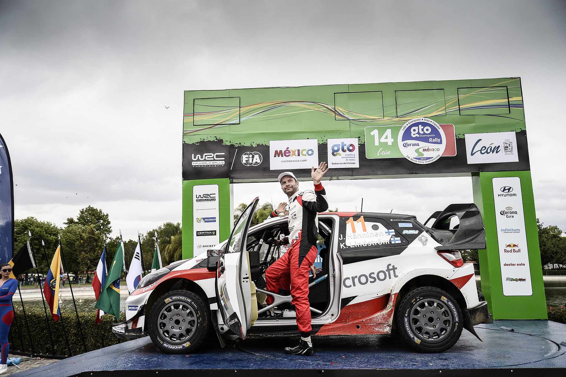 Kaj Lindström / Juho Hänninen, driver; 2017 WRC Round 3 RALLY MEXICO