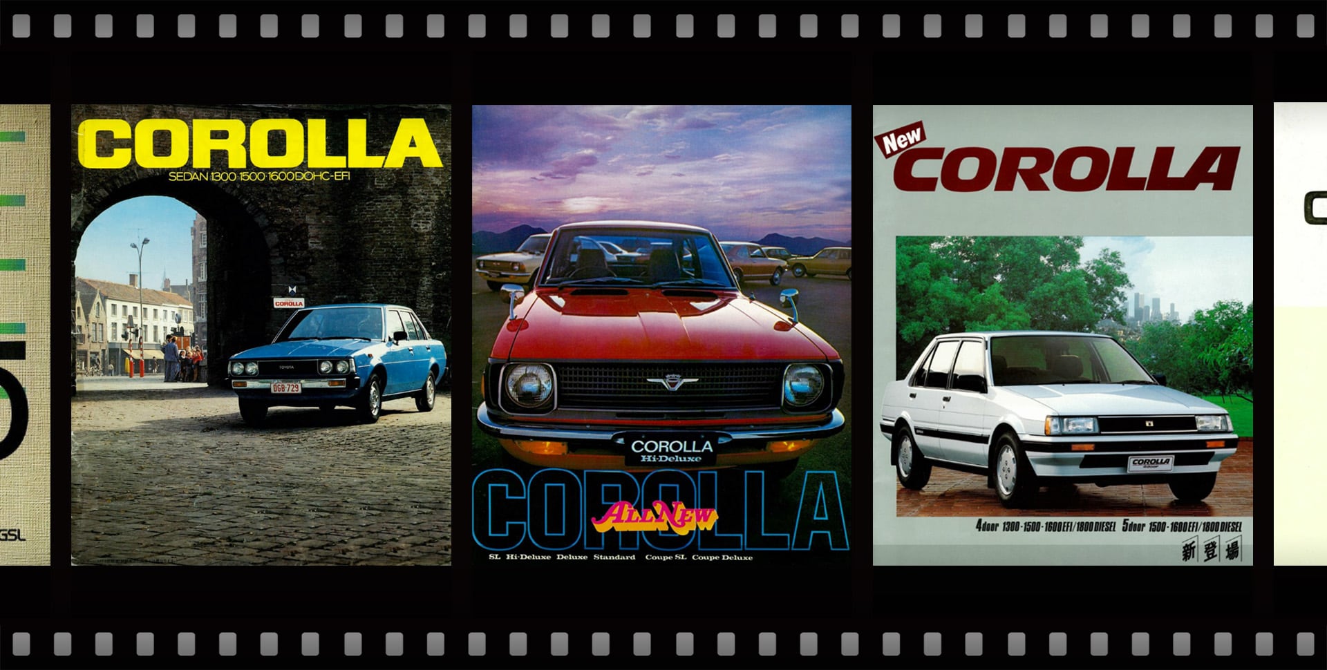 Generations of the Corolla and their Corresponding Eras (1)