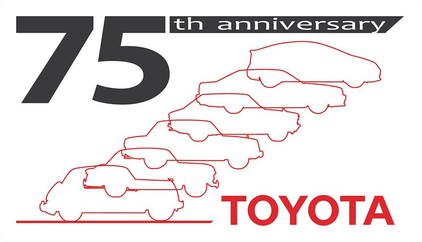 75th anniversary TOYOTA