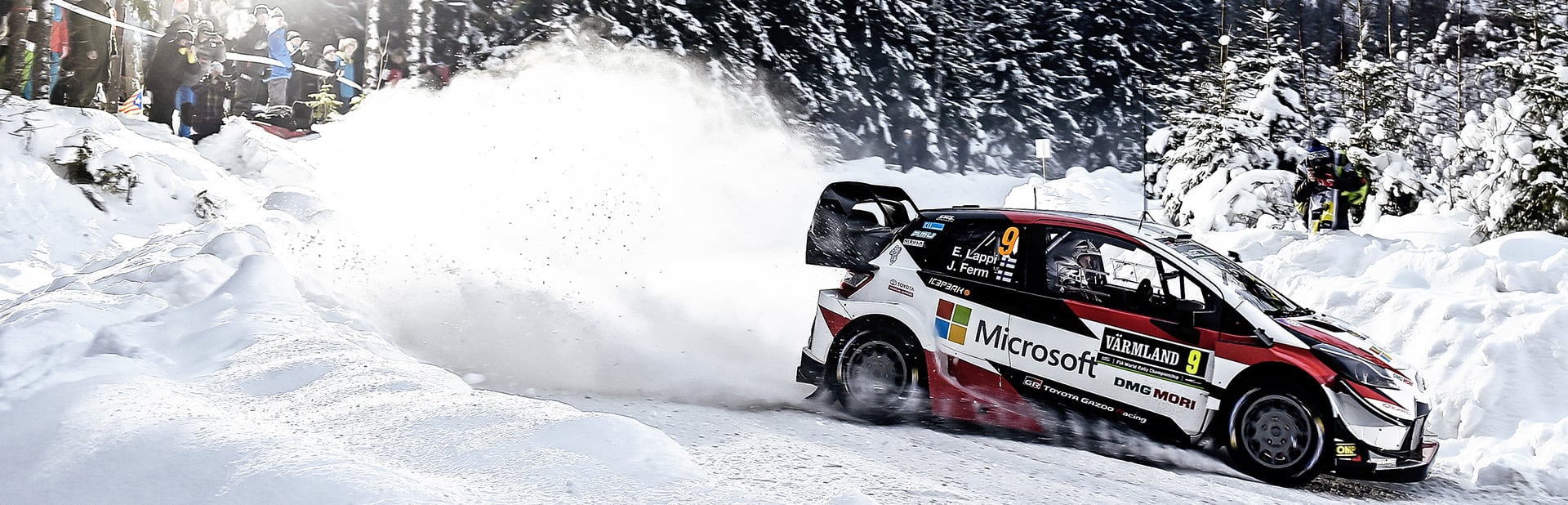 WRC 第2戦 ラリー・スウェーデン デイ4 ラッピがパワーステージを制し総合4位でフィニッシュ ヤリスWRCは雪上でのスピードを証明する
